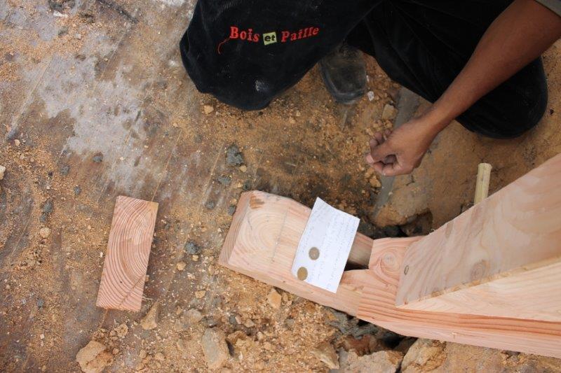 Restauration charpente après incendie à Vasles (79)